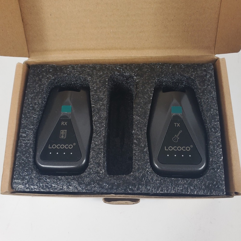 LOCOCO Wireless Transmitter Receiver UHF 4 Channels Rechargeable Audio Wireless