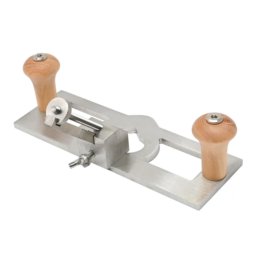 Handheld Router Plane Woodcraft Trimming Knife Adjustable Depth Stop Tool