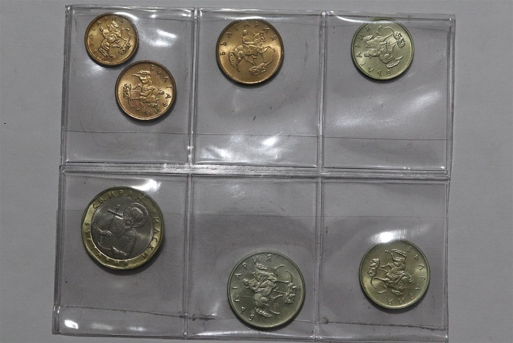 🧭 🇧🇬 BULGARIA 1999/2000 MINT SET UNC B86 #28 BX99