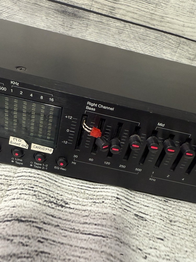 AudioSource EQ Eleven 10 Band Graphic Equalizer UNTESTED READ