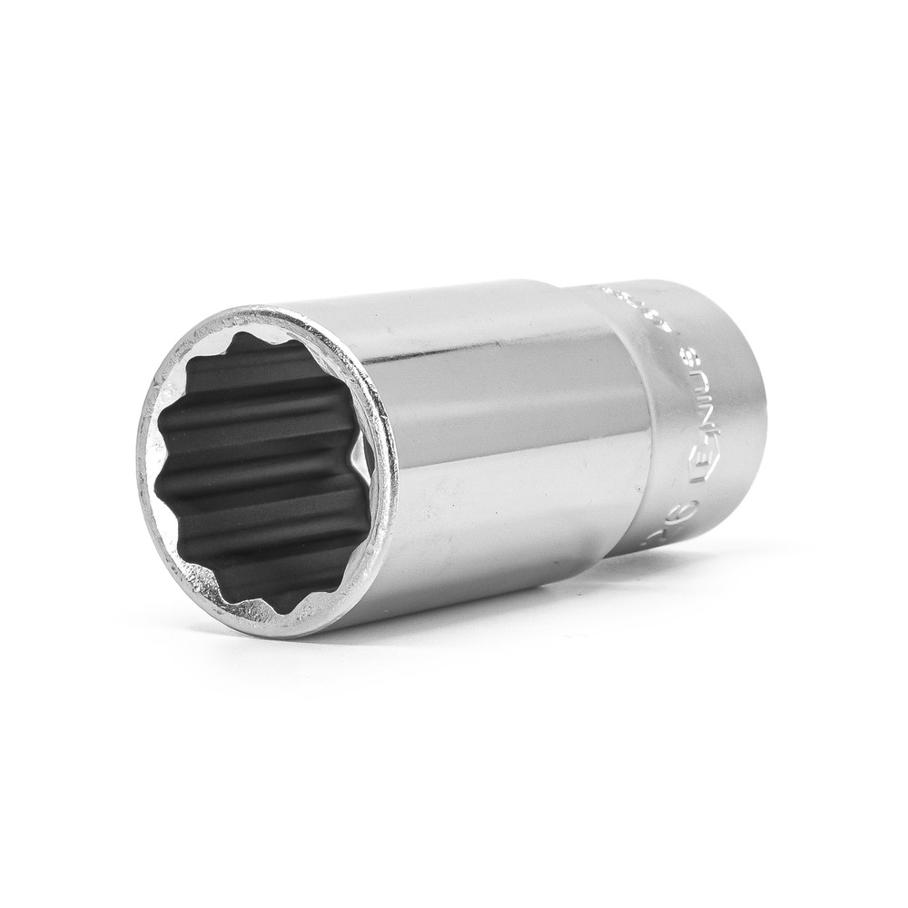 Genius Tools 1/2" Dr. 26mm Deep Hand Socket (12-Point) - 437826