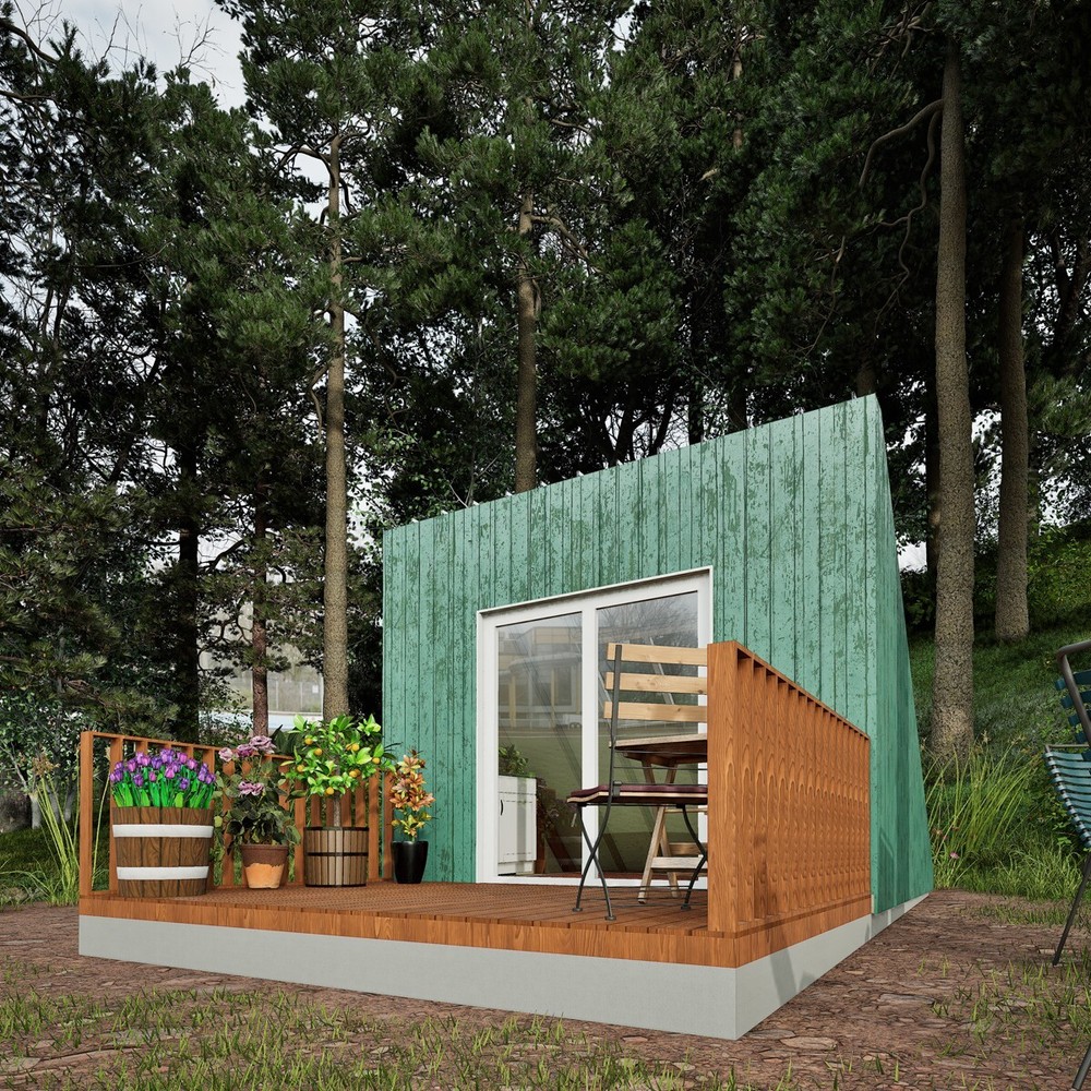 Easy To Build A Frame Cabin Plans, Changeable & Expandable, Hard Copy