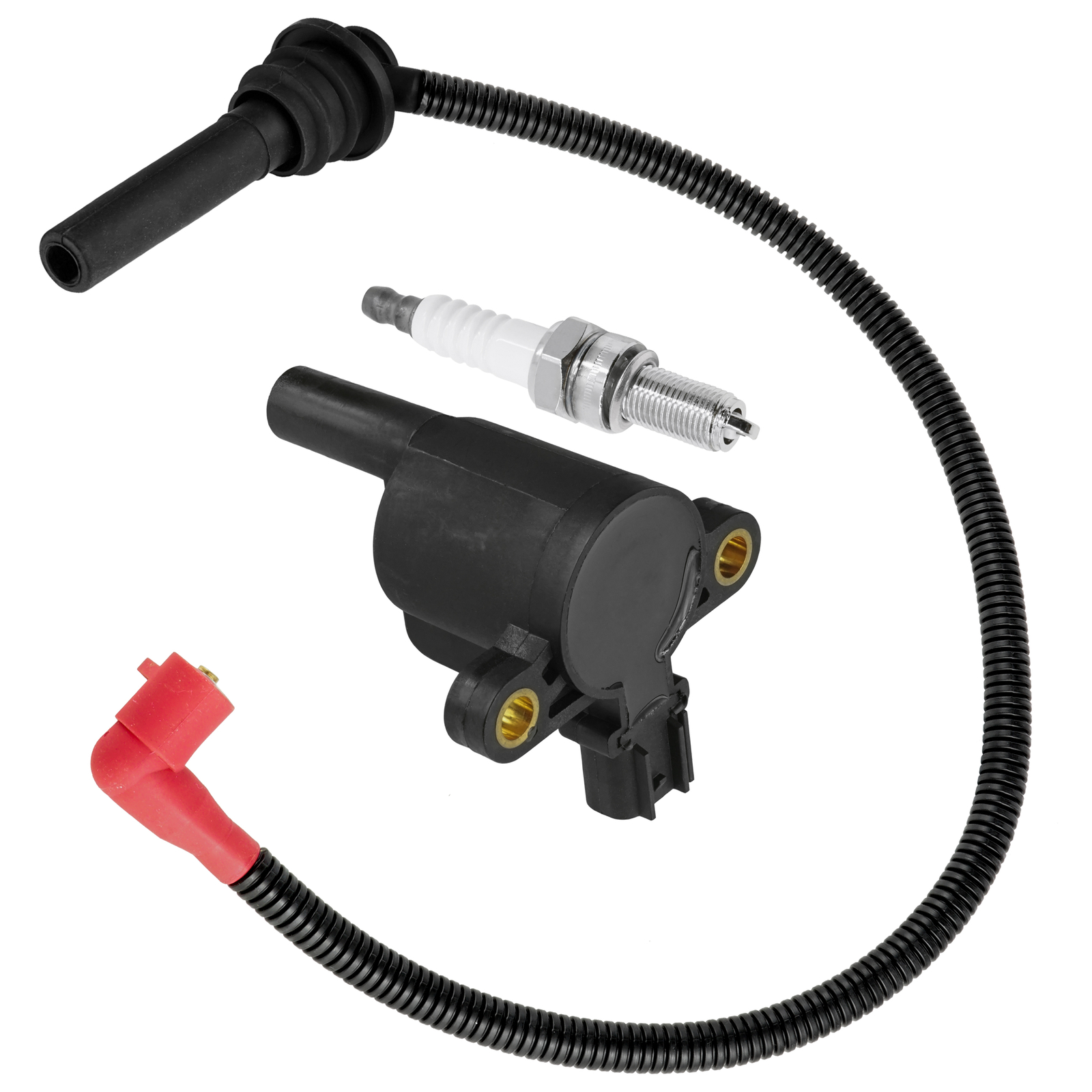 Ignition Coil w/ Spark Plug and Wire for Polaris Sportsman 570 2015-23 / 4015072