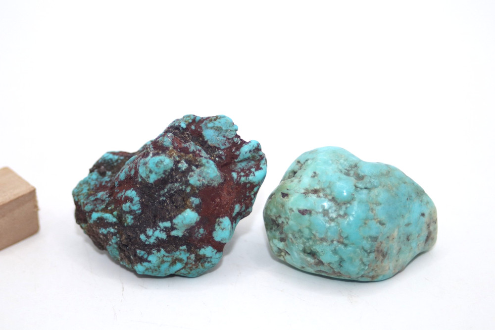 Arizona Turquoise Rough-  35.05 grams. stabilized.