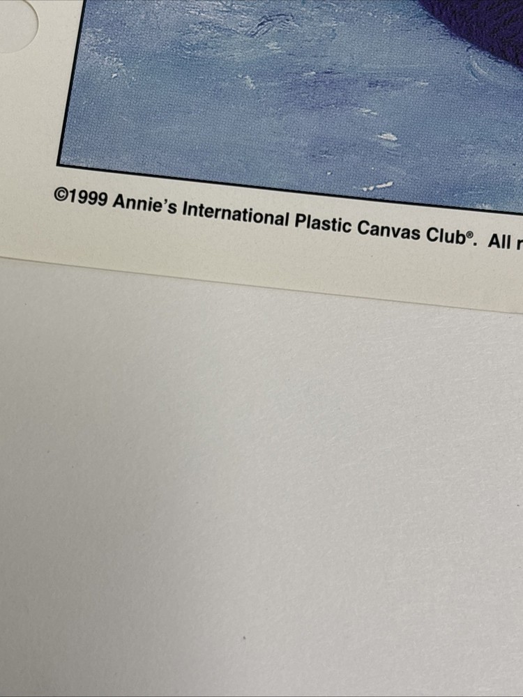 Stash The Trash Can Annie's Attic Plastic Canvas Pattern Page