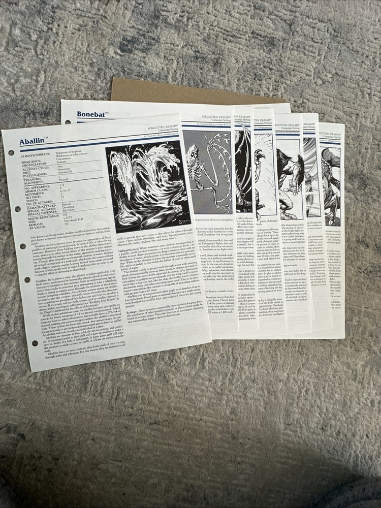 AD&D Forgotten Realms Campaign Setting !