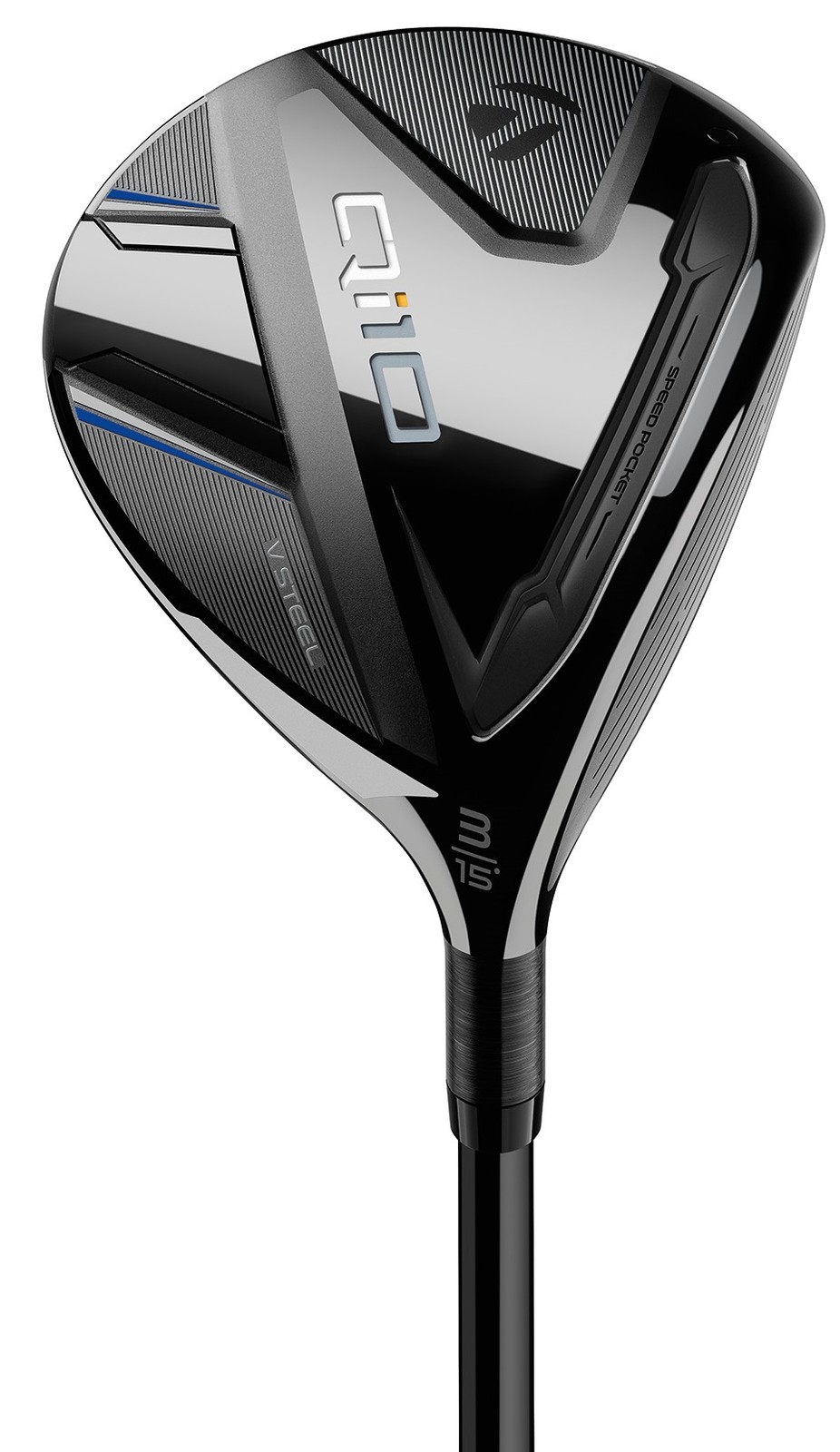 Left Handed TaylorMade Qi10 15* 3 Wood Regular Fujikura Ventus TR Blue 6 Value
