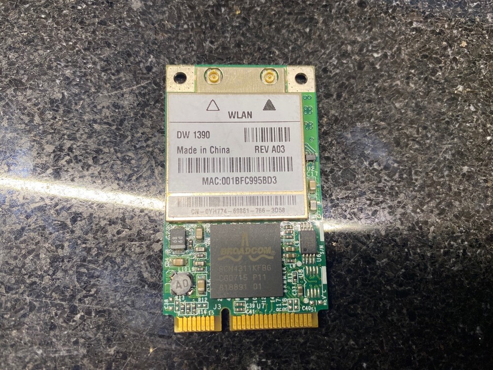 Dell/Broadcom DW-1390 MiniPCIe WLAN Adapter