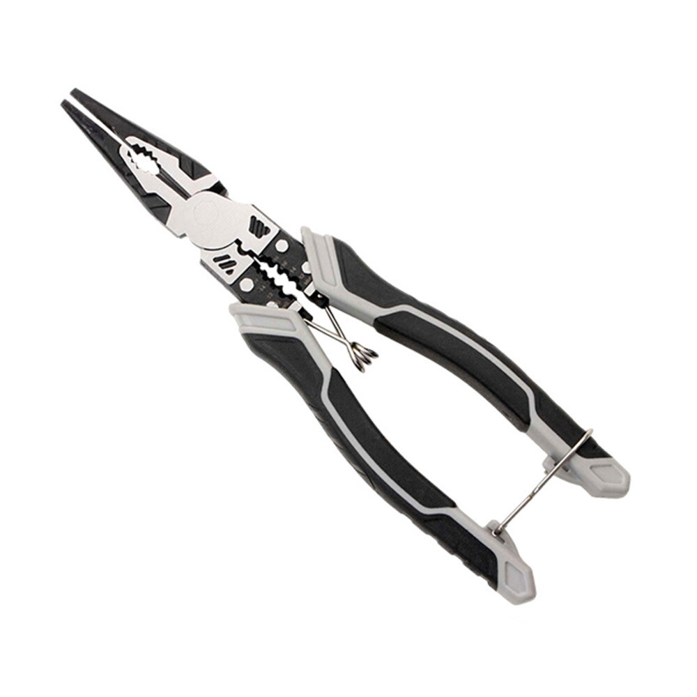 3Pcs Combination Pliers Set 8" Wire Cutter Stripper Diagonal Linemans Plier Tool