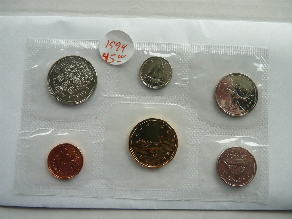 ORIGINAL 1994 CANADA SCEALE PL SET ROYAL CANADA MINT