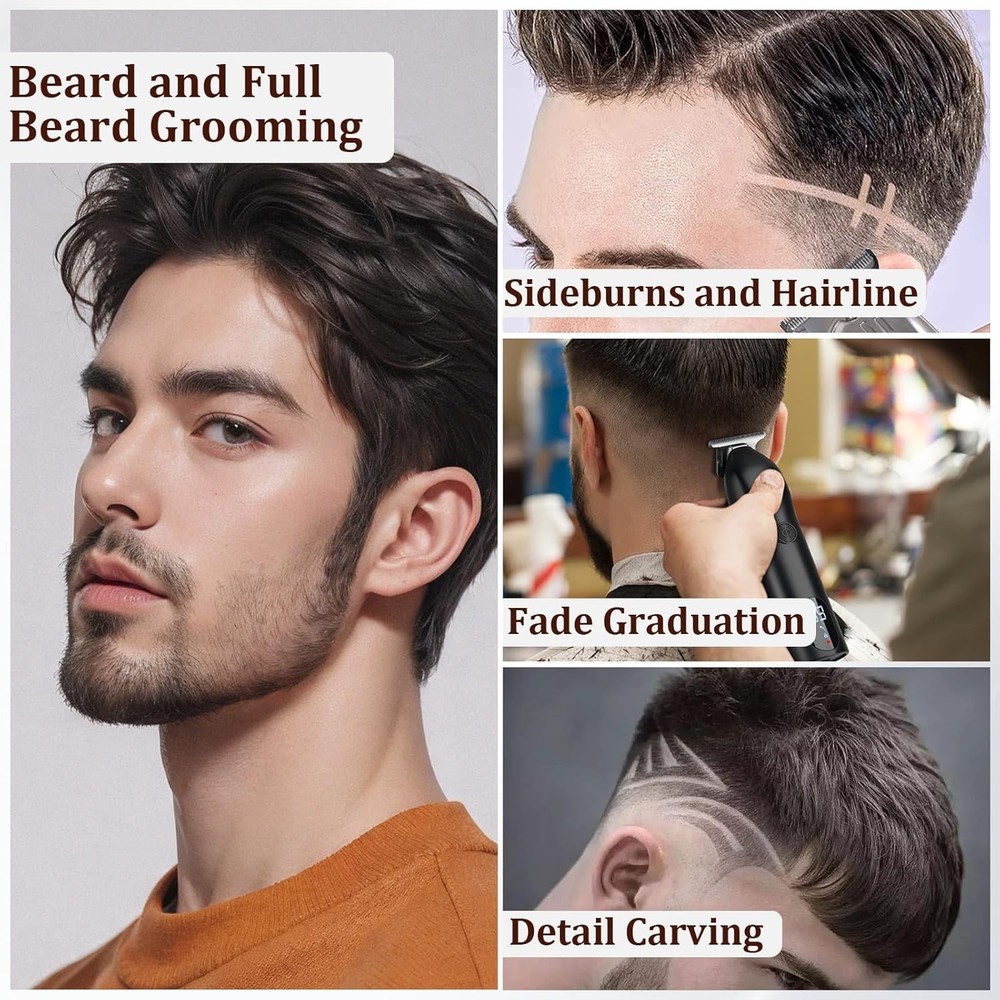 2 Pack Professional Barber-Grade T-Blade Replacement Compatible with Andis T-...