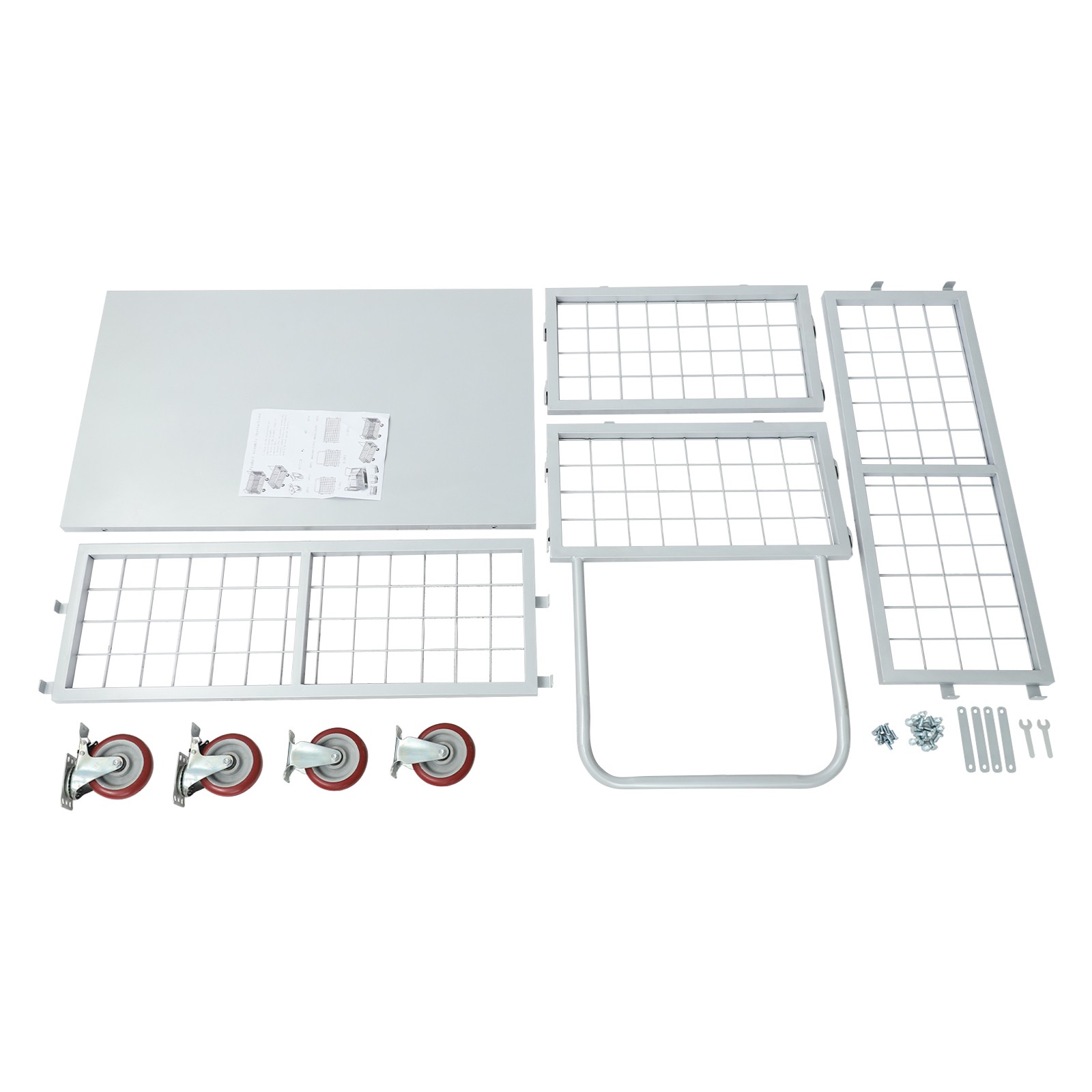Platform Truck Cart Load 2200 lbs Metal 4-in-1 Heavy Duty Platform Push Cart NEW