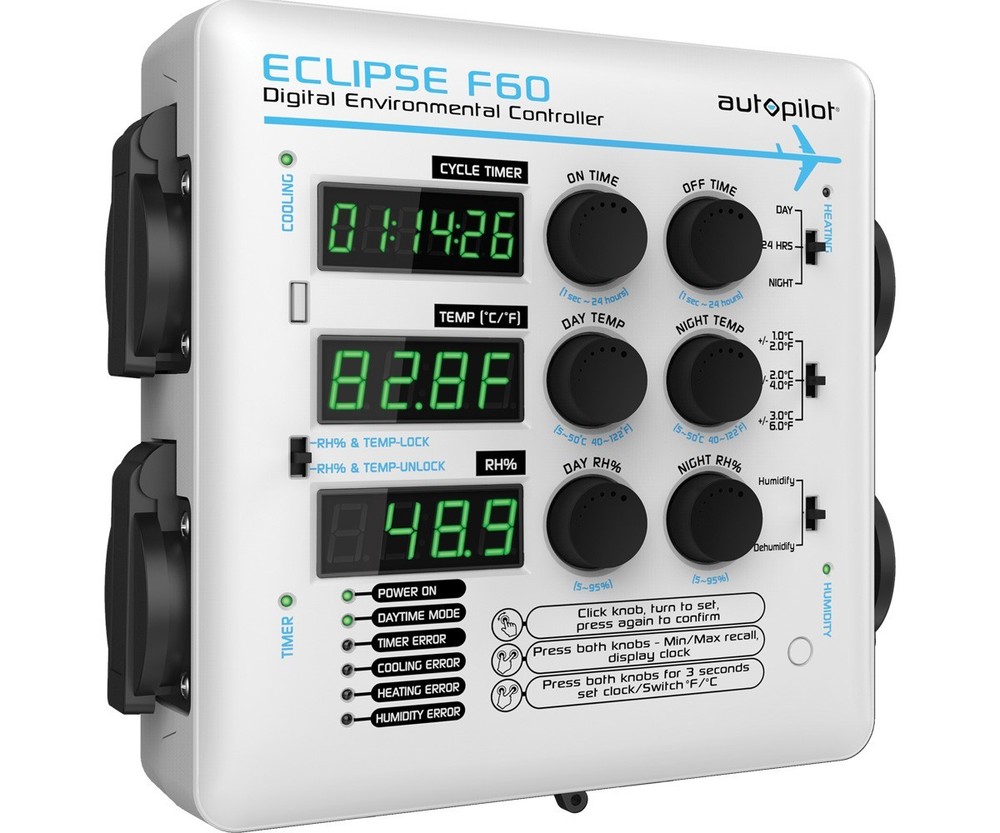 Autopilot ECLIPSE F60 Digital Environmental Controller – 4-in-1 Control
