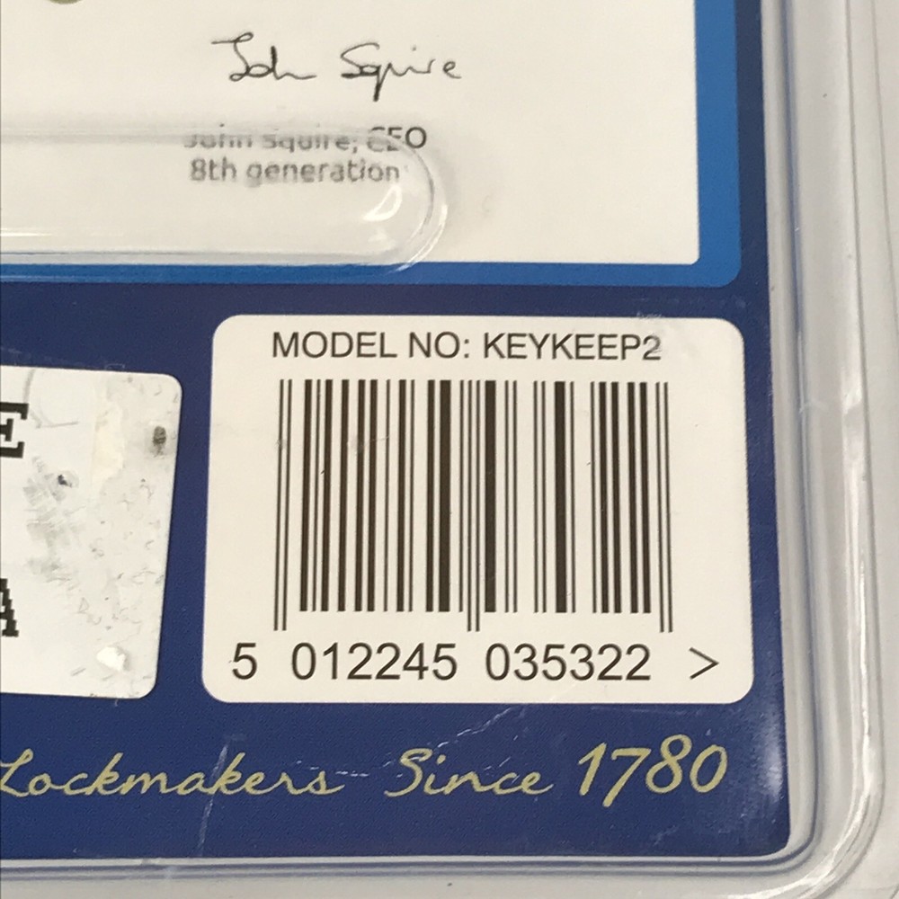 Squire Key Keep Combination Key Safe (KEYKEEP 2)