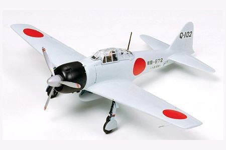 Tamiya - A6M3 Type 32 Zero Fighter Plastic Model Kit Co125