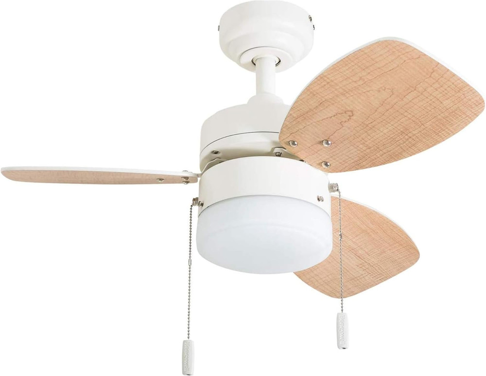 Ceiling Fans Ocean Breeze Modern 30 Inch Ceiling Fan with Light, Pull Chain LED