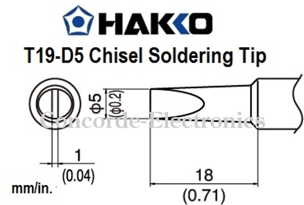Hakko FX-601-02 Adjustable-Temp Control Soldering Iron / 3/16 / 67W / USA