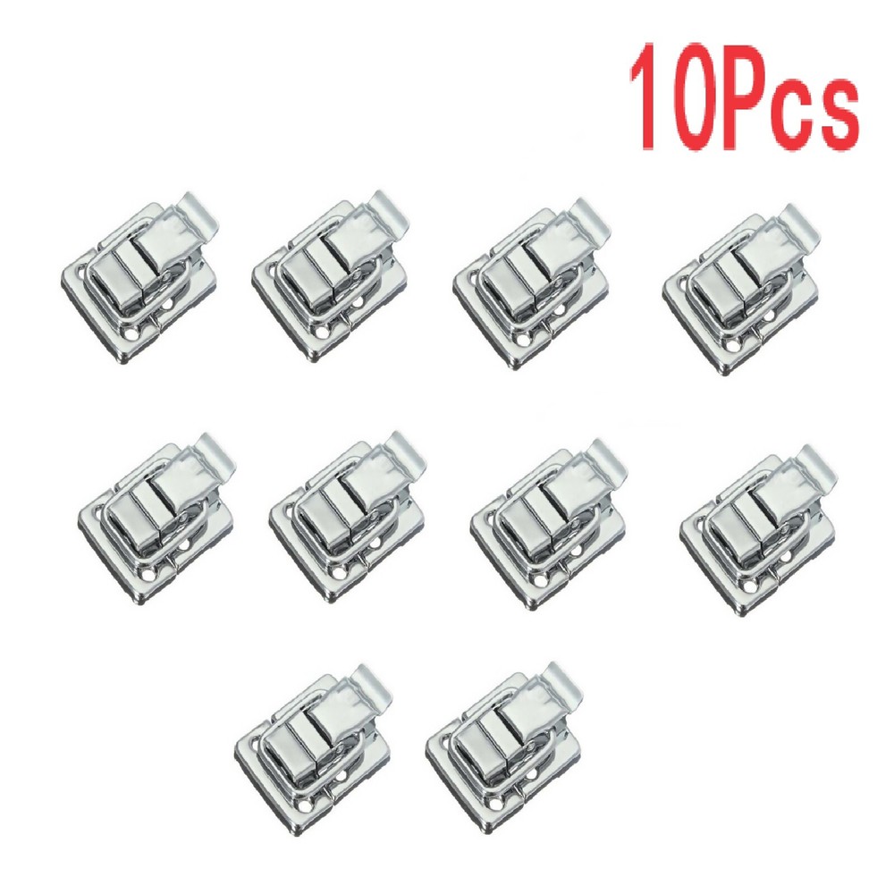 10x DIY Fastener Toggle Latch Catch Chest Case Suitcase Chests Trunk Lock Boxes