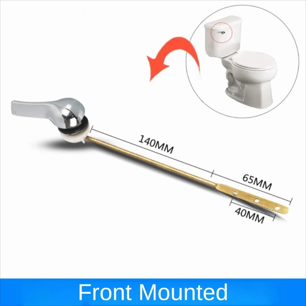 Easy Use Side Front Mount Toilet Flush Lever Handle – Universal Replacement