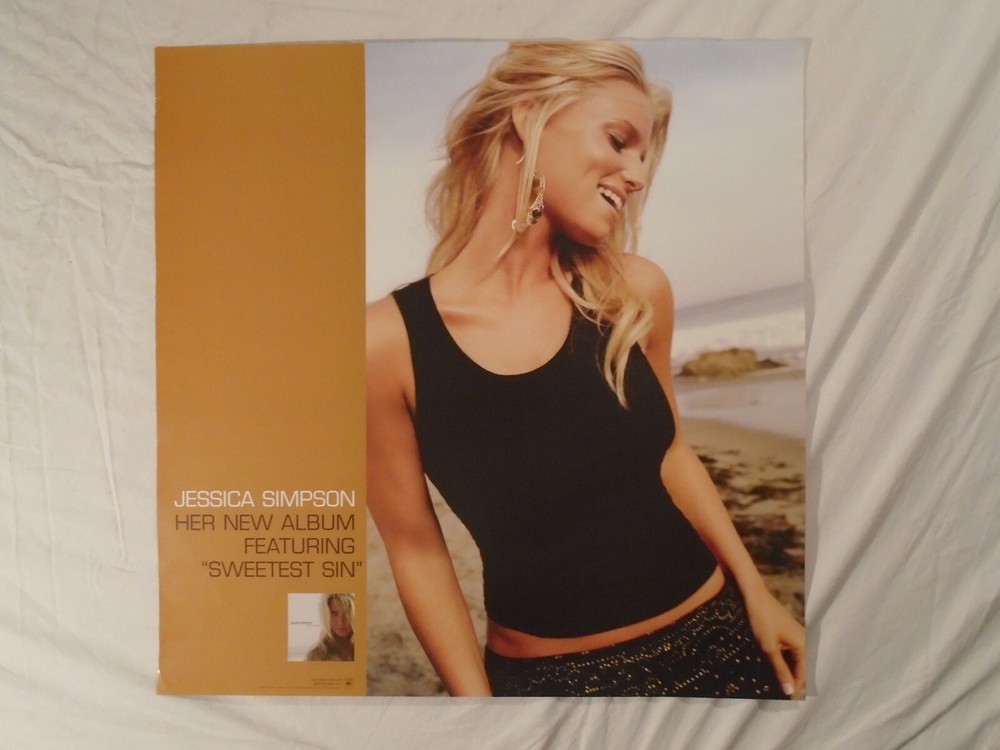 Jessica Simpson Poster Two-Sided Sexy Promo 24 x 24