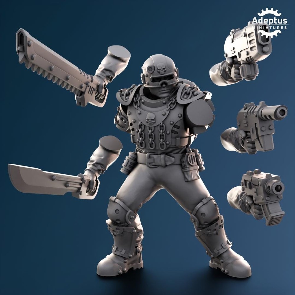 Command Squad - Greyplate Troops - Set of 4