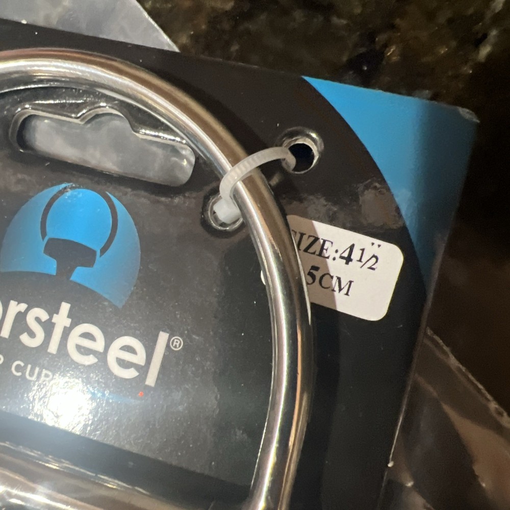 Korsteel bit - Dee Ring Snaffle 4 1/2 Inch