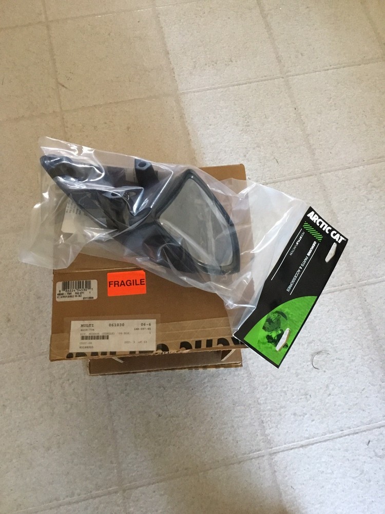 Arctic Cat Oem Single Mirror Kit Black 4639-734