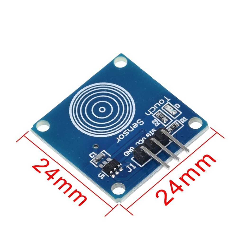 10pcs 1 Channel TTP223B Sensor Module Capacitive Single Way Switch DIY Kit 3-5 V