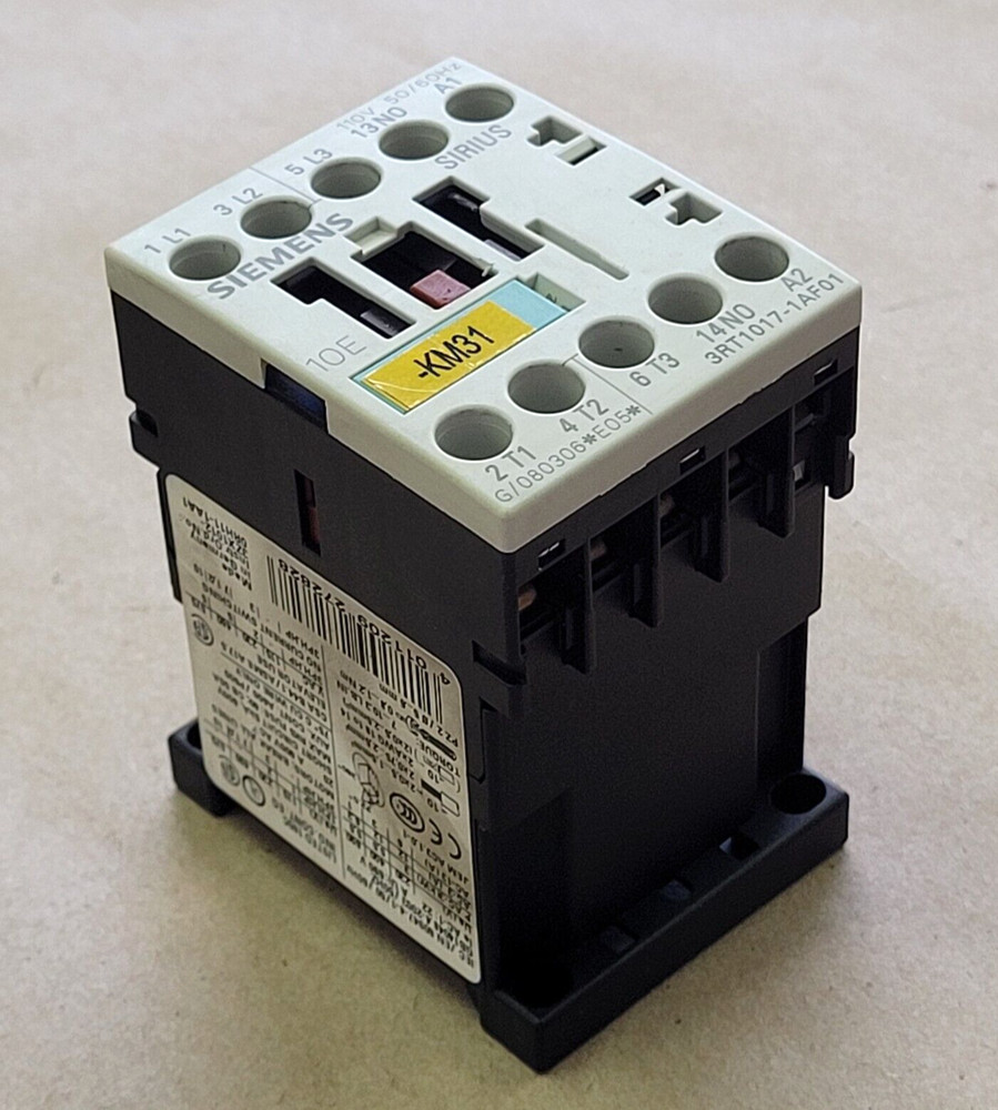 SIEMENS SIRIUS CONTACTOR 3RT1017-1AF01