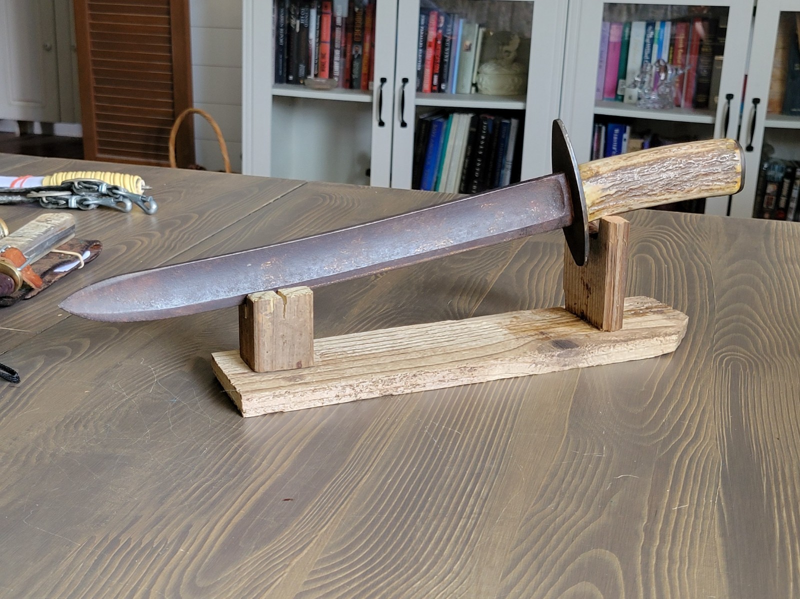 Original Field Made Civil War Bowie Knife/Fighting Knife/Short Sword