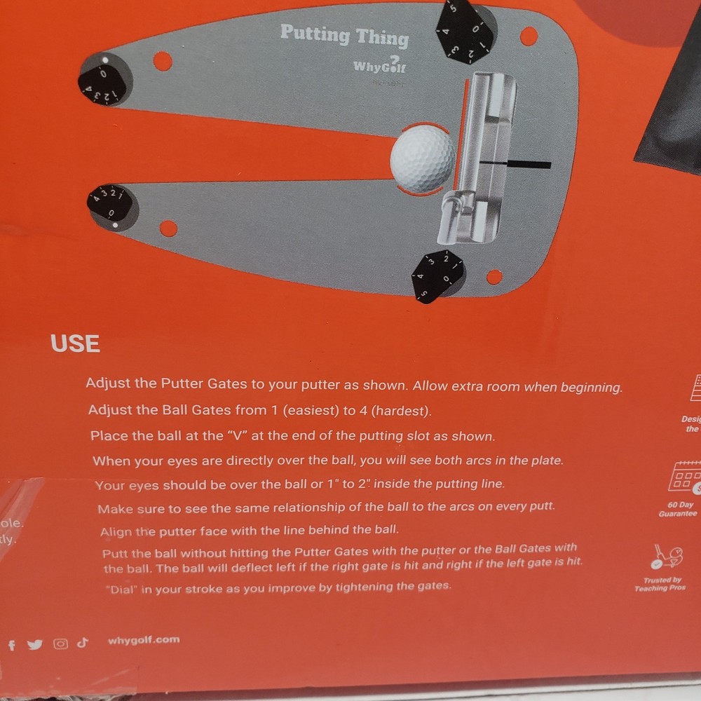 WHYGOLF Dial in your putting - Putting Thing – Golf Training Aid