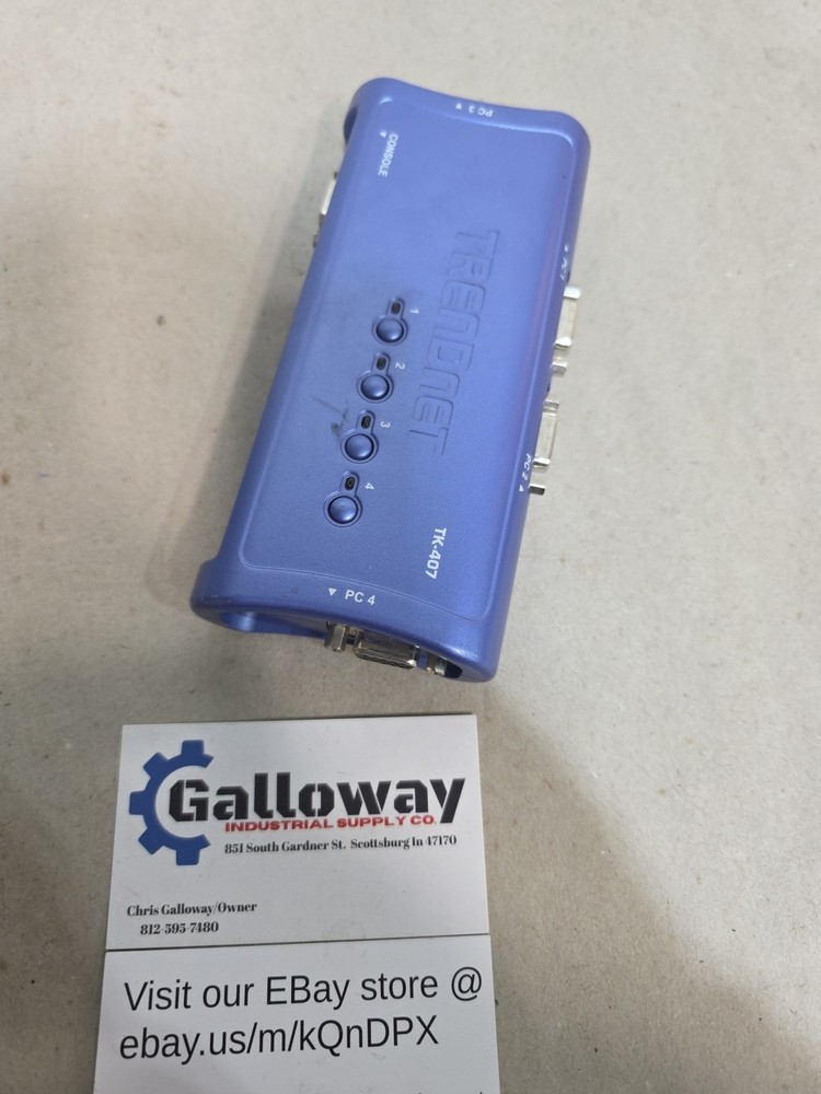 TRENDnet TK-407 4-Port USB KVM Switch UNIT ONLY