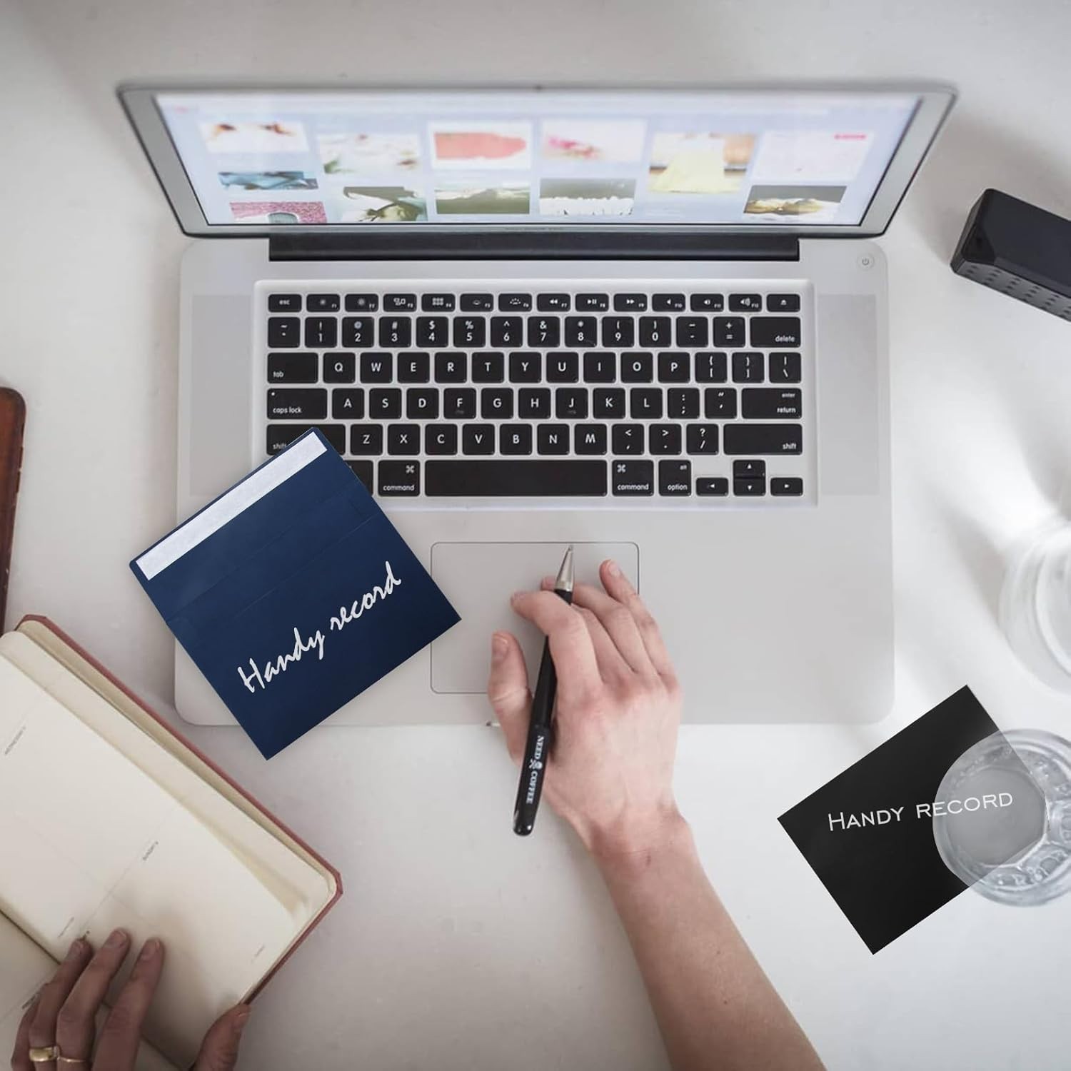 50 Pack White A7 & 5x7 Self-Sealing Envelopes for Invitations, Photos, Cards