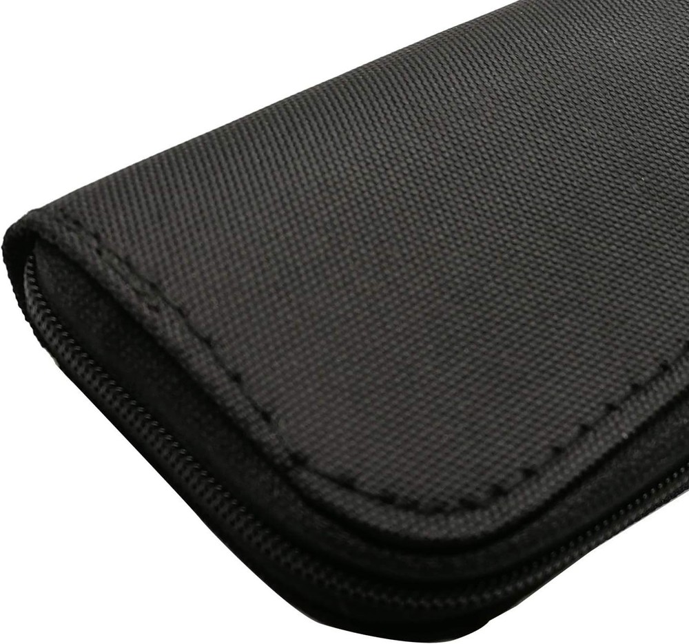 Multi-Functional Card Case in Black - Perfect for Technology Enthusiasts