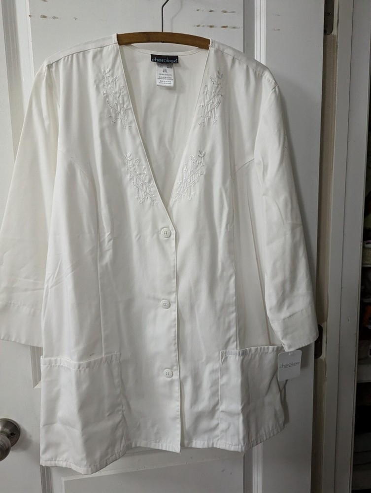 Cherokee Modern Classic Lab Coat