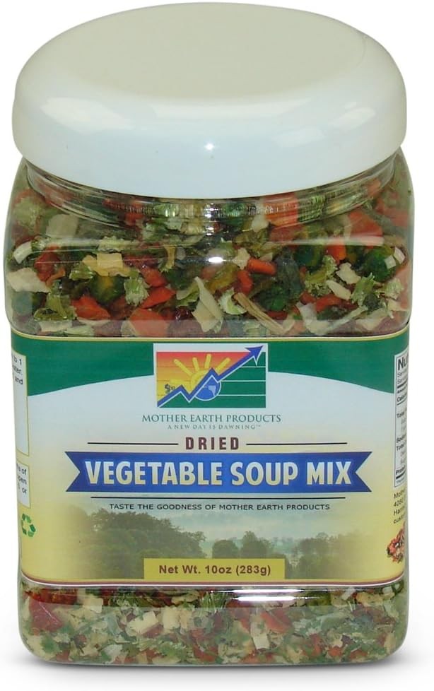 Dried Vetable Soup Mix Jar