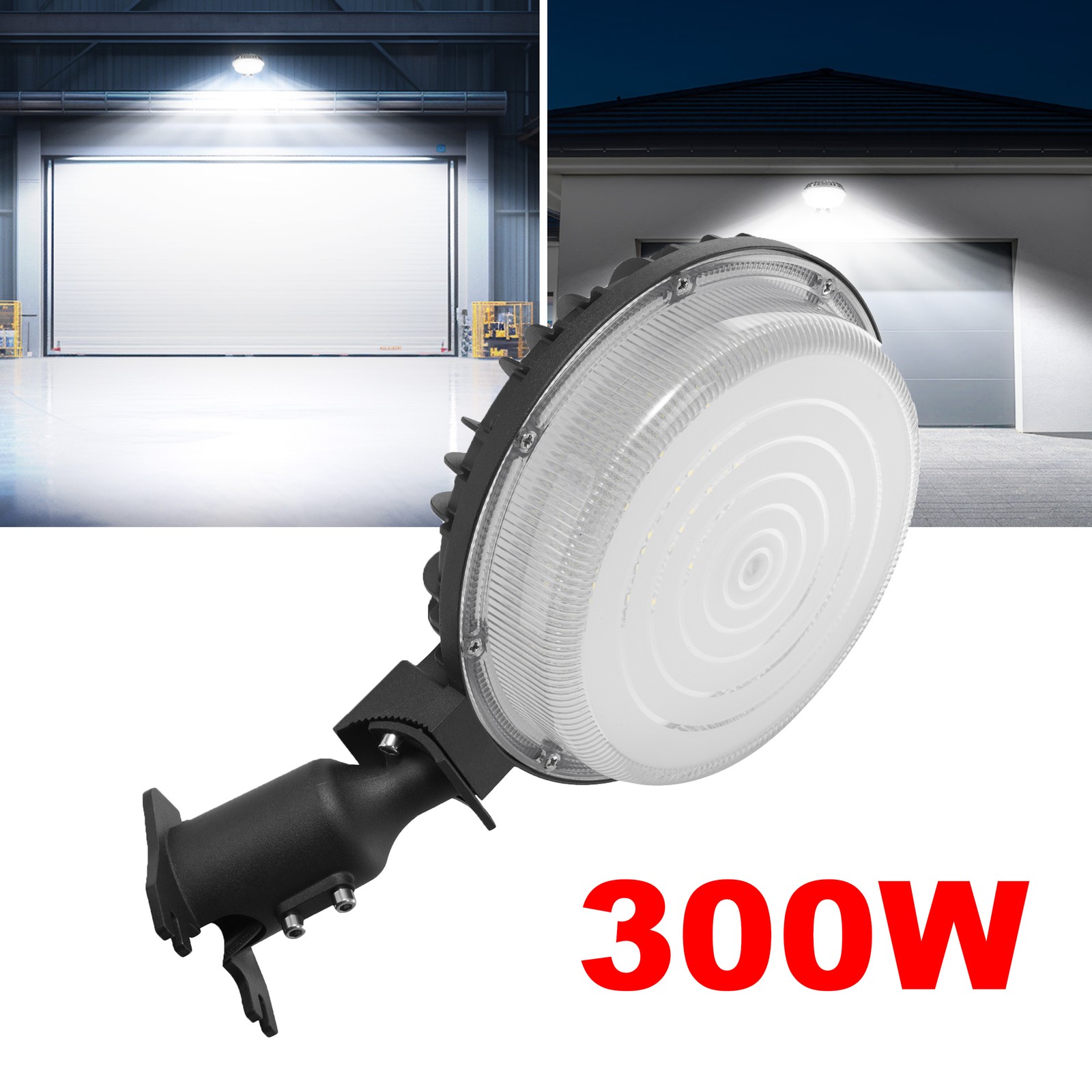 300W LED Barn Light Dusk to Dawn Lamp Outdoor Yard Street Flood Light waterproof
