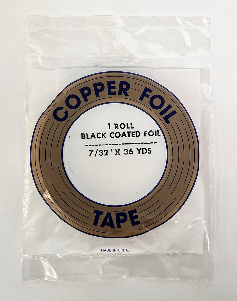 Edco 7/32" Copper Foil - Black Back by