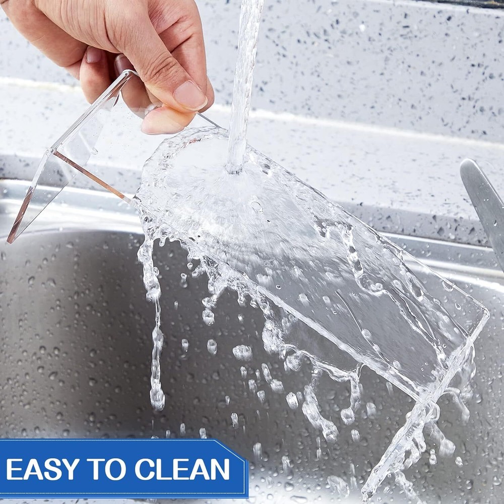 36 Pcs Acrylic Risers Large and Medium for Display Clear clear