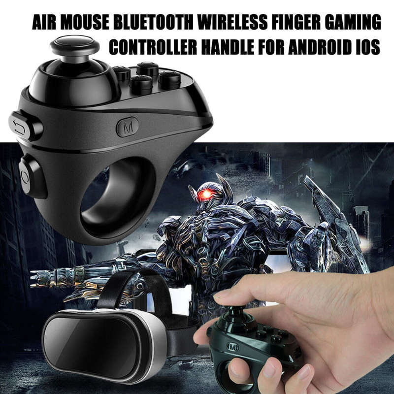 Air Mouse Bluetooth Wireless Finger Gaming Controller Handle For Android iOS NEW