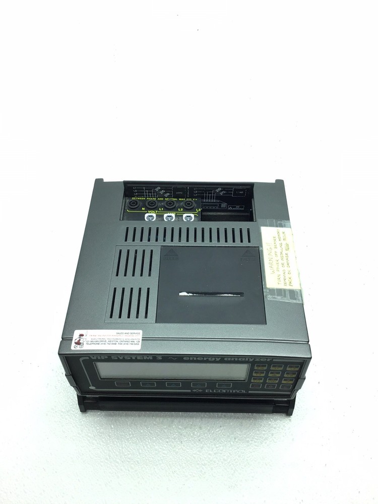 ELCONTROL VIP SYSTEM 3 ENERGY ANALYZER
