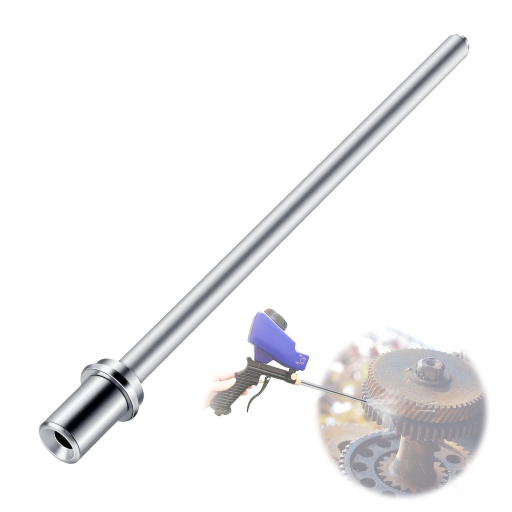 Sand Blaster Long Nozzle for LE Lematec, Sandblasting Small, Silver