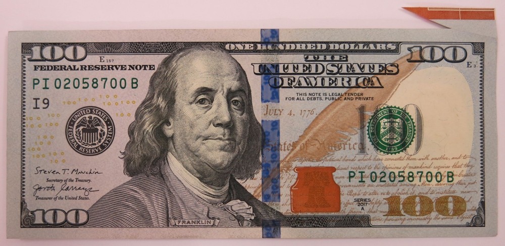 Error $100 2017A Cutting Error Serial PI 02058700 B