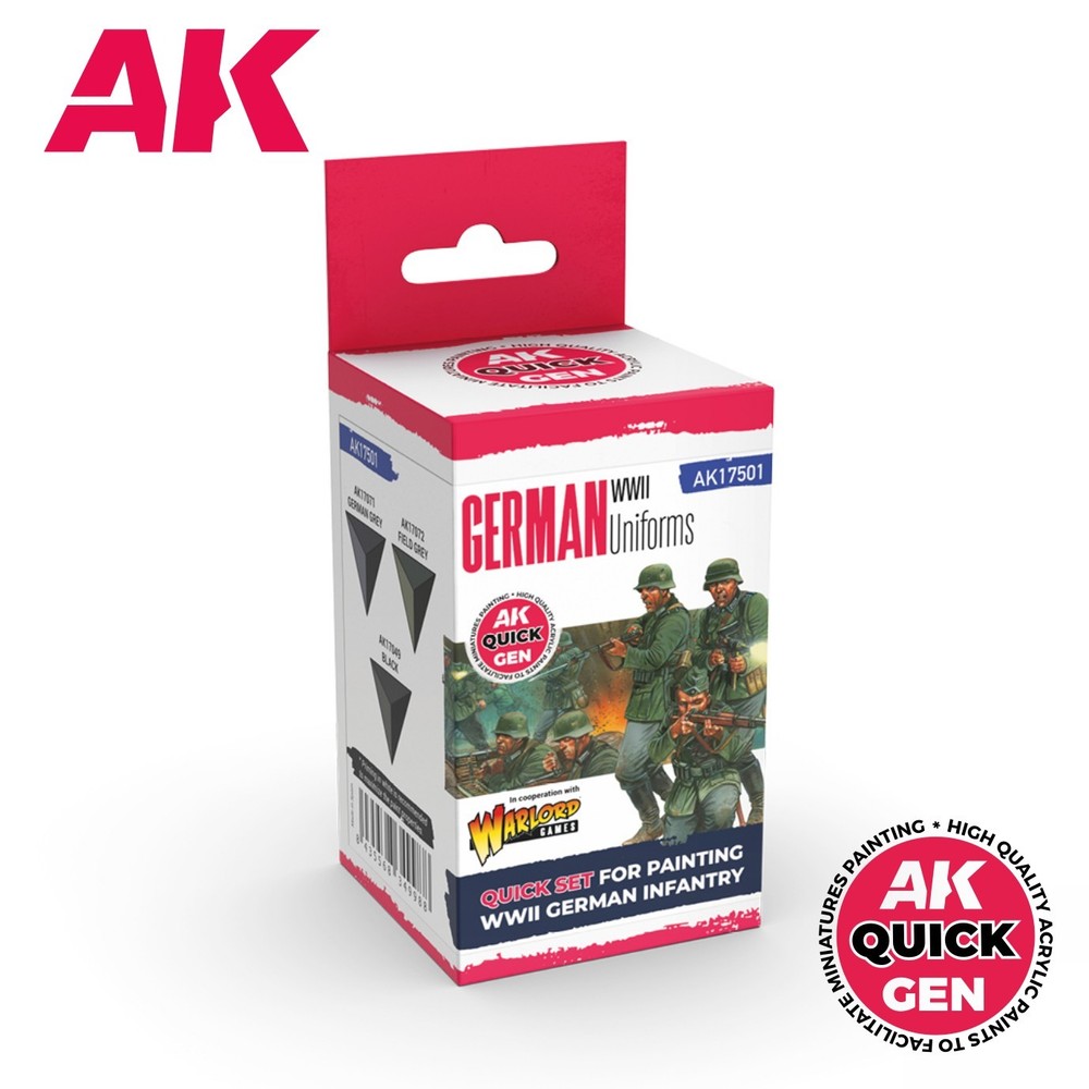 AK Interactive: German Uniforms - QUICK GEN Set - AK17501