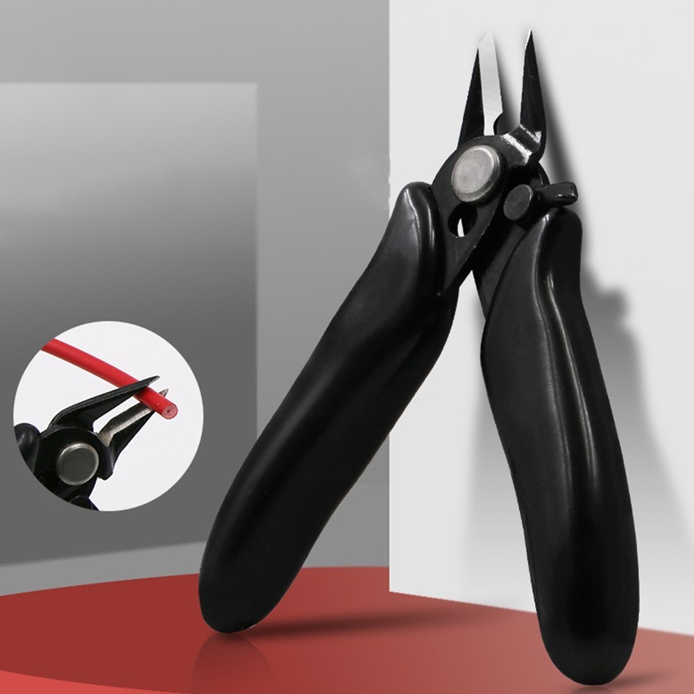 Precise Cuts Electrical Nippers Automatic Rebound Function Comfortable Grip