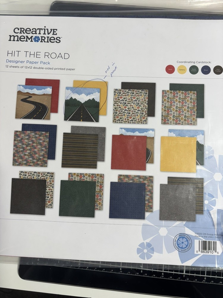 Creative Memories Hit The Road Decorative Bundle-Almost Complete-DISCOUNTED