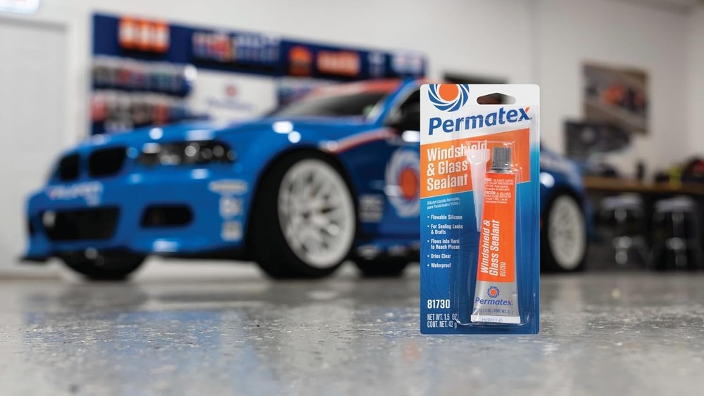 Flowable Silicone Windshield and Glass Sealer, 1.5 oz.