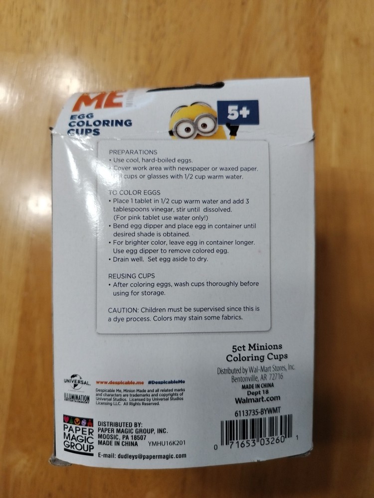 despicable me Egg Coloring Kit