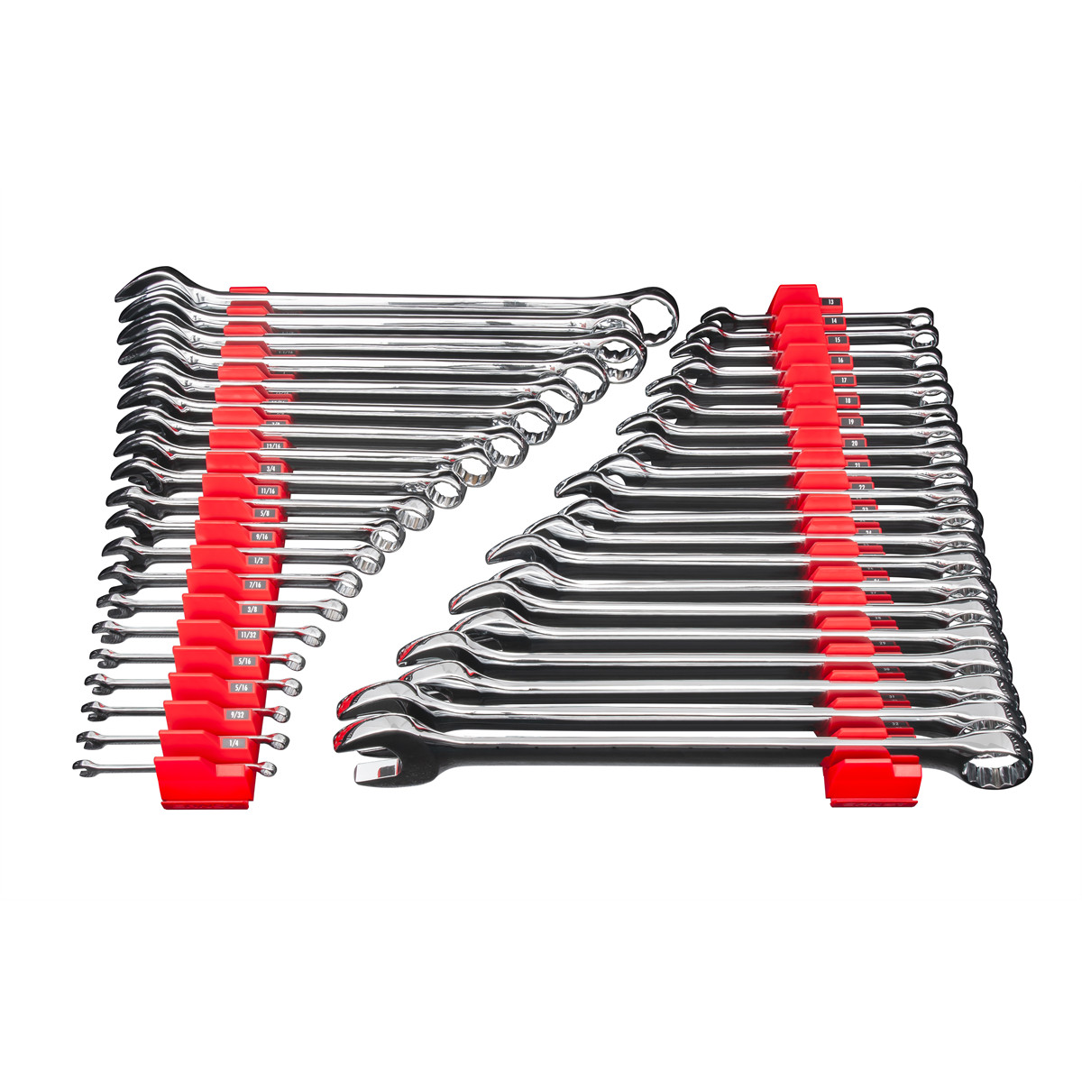 Ernst 5412 Modular Wrench Organizer Fits Metric/ SAE Wrenches Uniform Alignment