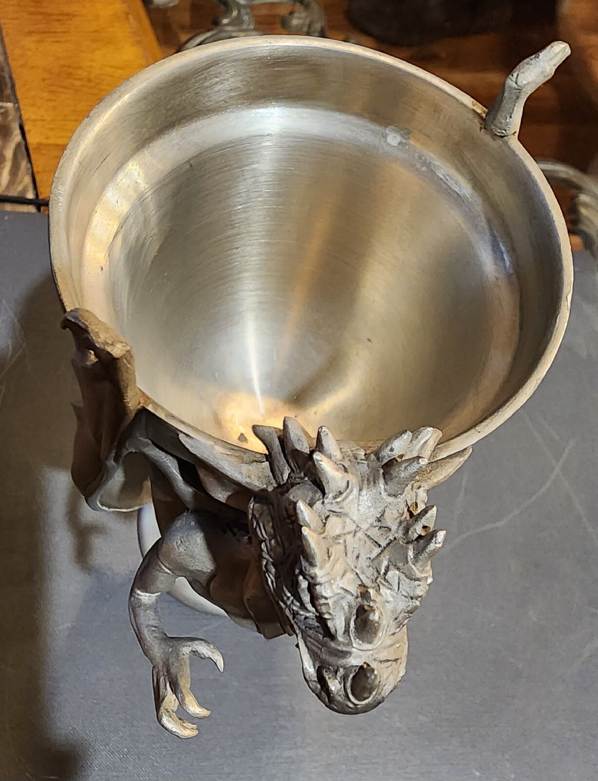 Vintage Dragon Chalice (Pewter)